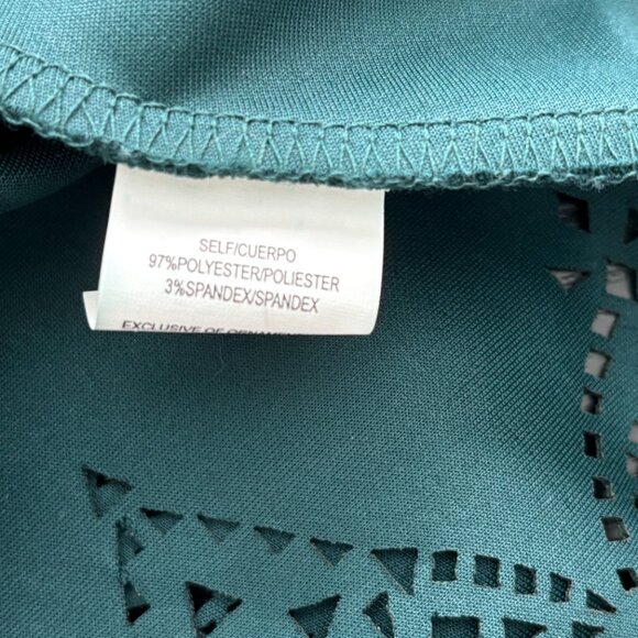 Sequin Hearts Fit & Flare Dress Dark Green Size Jr 3 EUC - Picture 8 of 9